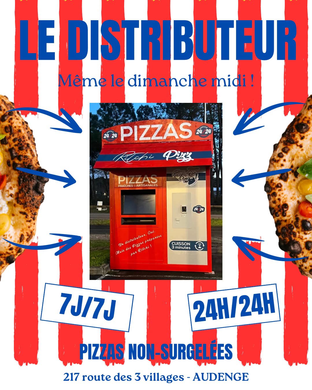 distributeur pizza audenge